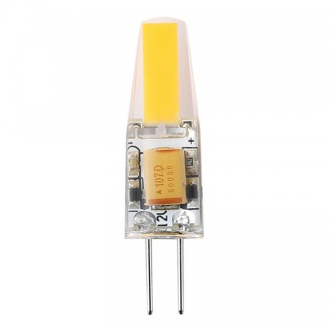  Led Auto ALB HP24W / G4 COB 3W 12V AC/DC pentru spot Rulota - G4-COB-3W